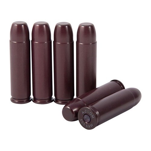 Verbessere deine Schießfähigkeiten mit den A-ZOOM 500 S&W Magnum Snap Caps! 🎯 Ideal für Nachladen und Übung. Hol dir dein 6er-Pack!