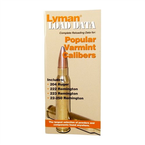 Entdecke das LYMAN Ladungsdatenbuch für 20 & 22 Caliber 📘. Perfekt für deine Reloading-Projekte und präzise Ergebnisse!