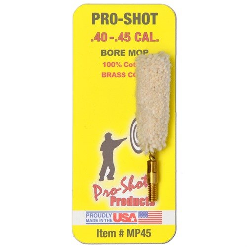Entdecke das .40-.45 CAL. MOP von PRO SHOT PRODUCTS, INC für eine gründliche Laufreinigung. 🧼 Halte deine Waffe in Top-Zustand!