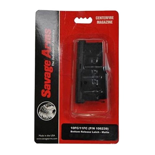 Die Savage Magazine Box Assembly 7.62x39 Matte Blued bietet dir eine robuste und zuverlässige Lösung für dein Gewehr, ideal für präzises Schießen und einfache Handhabung.