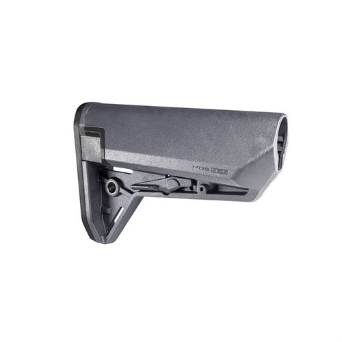 Der Magpul MOE SL-S Stock bietet eine schlanke Bauweise, wasserdichte Batterietubes, verbesserten Wangenauflage und ist ideal für Body Armor.