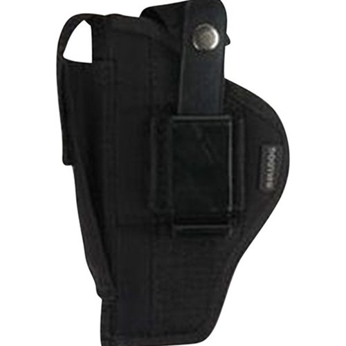 Entdecke das Bulldog Gürtel-/Clip Ambi Holster in Schwarz für 1911 mit 5 Zoll Lauf. 🏅 Ideal für sichere Aufbewahrung und schnellen Zugriff!