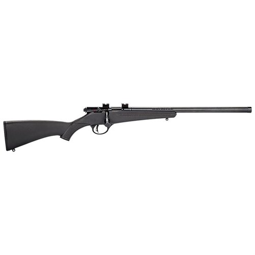 Der Savage Rascal Fv-Sr .22 mit einem 16 1/8" Lauf und schwarzem Gewinde bietet dir eine präzise und sichere Schussabgabe – ideal für Nachwuchs-Schützen!