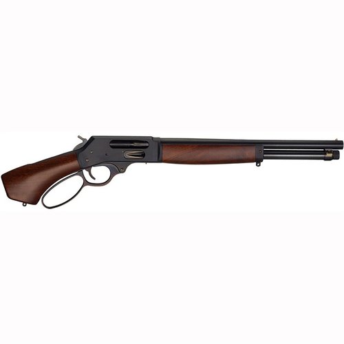 Die LEVER ACTION AXE .410 von Henry Repeating Arms bietet dir eine kompakte 15,4" Lauflänge, 5+1 Kapazität und hervorragende Handhabung für vielseitige Einsätze.