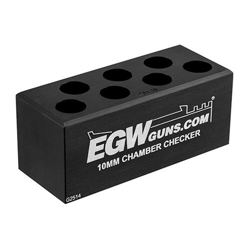 Vermeide Störungen mit dem 7-HOLE CHAMBER CHECKERS von EGW! 🛠️ Präzise und aus 6061 T6 Aluminium für 10mm Auto Munition.