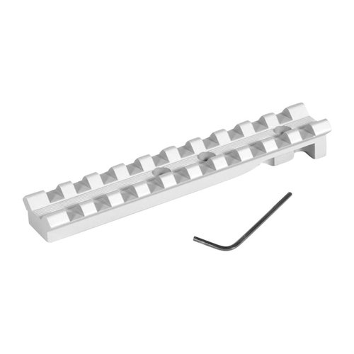 Füge deinem Ruger Revolver mit der silbernen EGW Scope Base 🛠️ eine Picatinny-Schiene hinzu. Einfach zu montieren, präzise gefertigt und vielseitig!