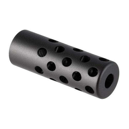 Reduziere Rückstoß mit dem Gentry Custom Quiet Muzzle Brake 6.5! 🔥 Erhältlich in mattem Blau, perfekt für deine Waffe.