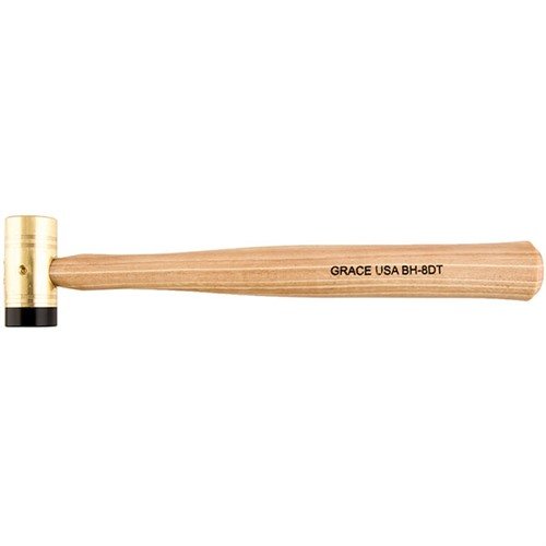 Entdecke den GRACE USA Delrin Tipped Brass Hammer! 🛠️ Präzise gefertigt, ideal für Profis und Hobbyisten. 100% Made in USA.