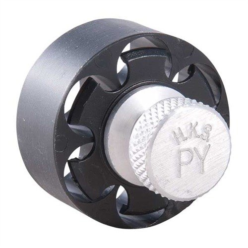 Entdecke den SPEEDLOADER HKS PY-A für deinen Colt Python! 🚀 Schnelles Nachladen und sicherer Transport für .38/.357 Kaliber. Ideal für Wettkämpfe!