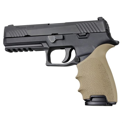Verbessere den Komfort deiner SIG P320 mit dem Hogue HandALL Grip Sleeve. 💪 Einfache Montage und optimaler Halt für mehr Kontrolle beim Schießen!