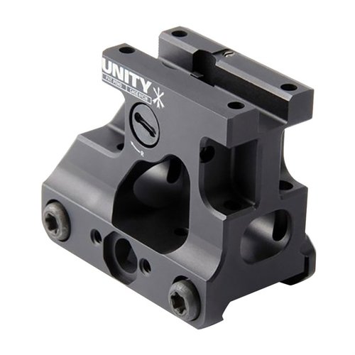 Der FAST MRO Mount von UNITY TACTICAL bietet eine erhöhte Sichtlinie für schnellere Zielerfassung, hat ein integriertes Backup-Visier und ist aus robustem 7075-T6 Aluminium.
