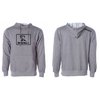 BROWNELLS MENS GRAY HOODIE W/ BOX LOGO 2XL