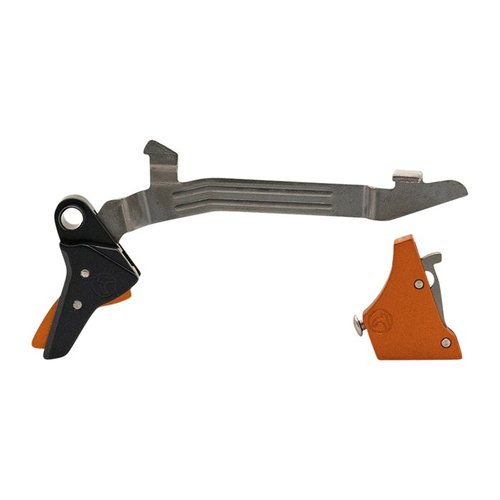 Verbessere deinen Glock mit dem Timney Alpha Trigger! 🔥 Erlebe einen sauberen Abzug bei 3 lbs für Gen 3/4 Modelle wie G17, G19, G34.