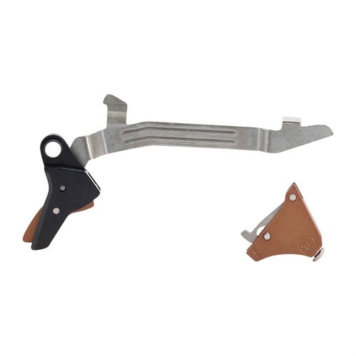 Der Timney Alpha Trigger für Glock Gen 5 bietet einen sicheren, präzisen Abzug mit 3 lbs, einfache Installation und erhält die Zuverlässigkeit deiner Glock.