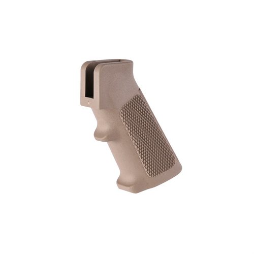 Hol dir den AR-15 A2 Pistol Grip in Flat Dark Earth für dein nächstes Projekt! 🛠️ Perfekt für deinen AR-15. Schraube und Unterlegscheibe nicht enthalten.