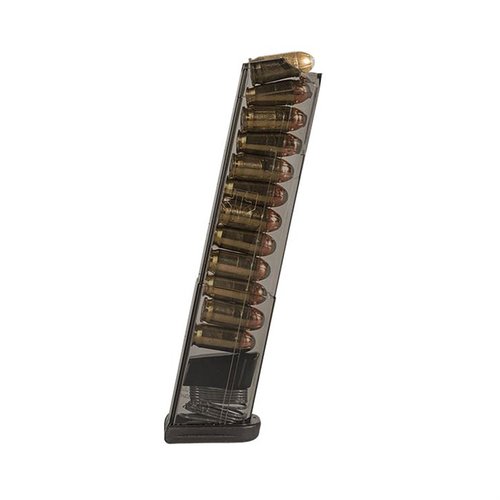 Entdecke die ETS .380 Magazine für Glock 42! ✨ Leicht, transparent und zuverlässig – perfekt für Training und Wettkampf. Hol dir jetzt dein Magazin!
