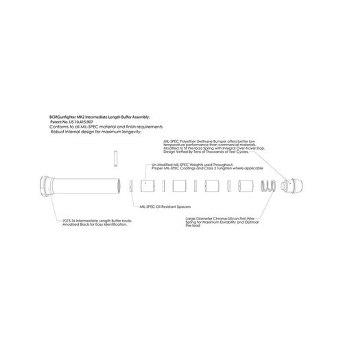 Erlebe mit dem MK2 Buffer Mod 1 von Bravo Company weniger Rückstoß und mehr Präzision! ✨ Ideal für dein AR-15 System.