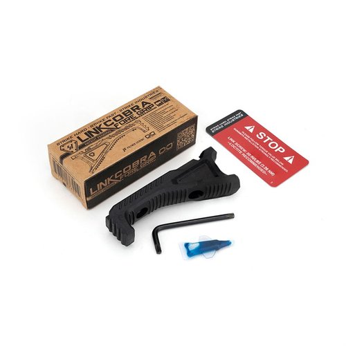 Entdecke den LINK Cobra Fore Grip mit Kabelmanagement von Strike Industries. Ergonomisch, leicht und perfekt für M-LOK & KeyMod! 🔧