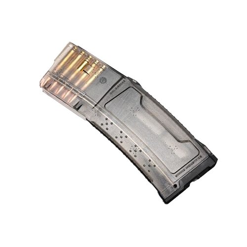 Entdecke das Strike AR-15 Magazin (10 Schuss) für .223/5.56. 🔥 Leicht, robust und mit Anti-Kipp-Follower für maximale Zuverlässigkeit!