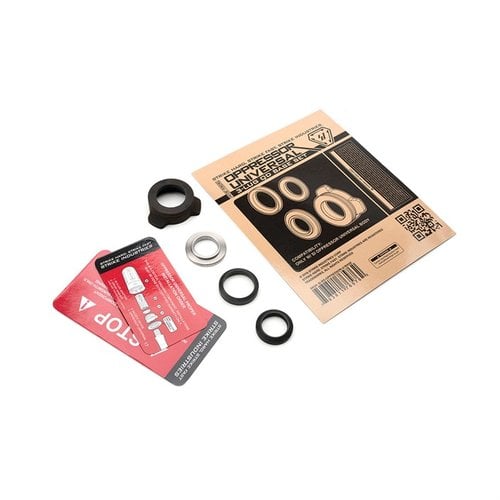 Entdecke die SI OPPRESSOR Universal 3-Lug QD Basis von Strike Industries! 🔧 Wechsle schnell zwischen Waffen und spare Geld mit diesem Set!