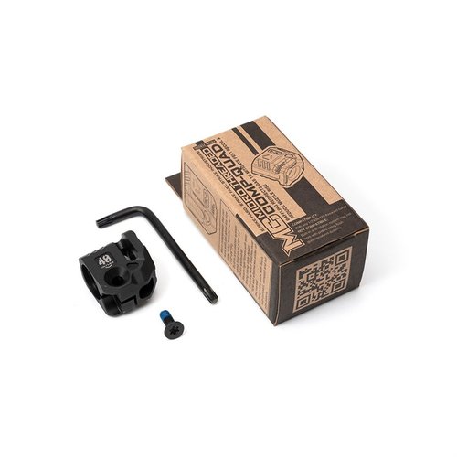 Entdecke den MICRO THREADED BARREL COMP-QUAD von Strike Industries! ✨ Reduziere Rückstoß und verbessere dein Schießerlebnis mit diesem Mikro-Kompensator.