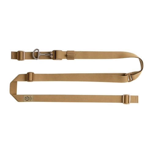 Entdecke den anpassbaren Edgar Sherman Design Sling in Coyote Brown! 🎯 Perfekt für jedes Gewehr, leicht verstellbar und handgemacht in den USA.