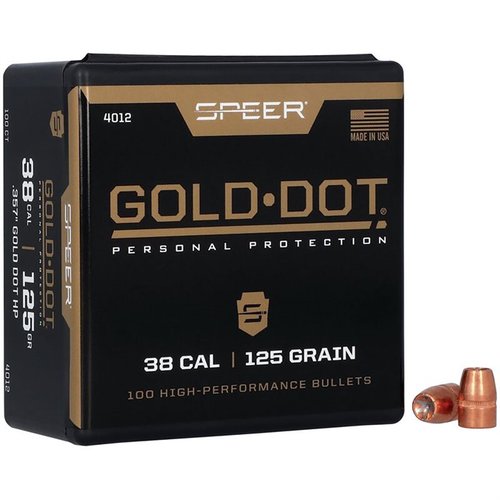 Entdecke die GOLD DOT 38 Cal (.357
