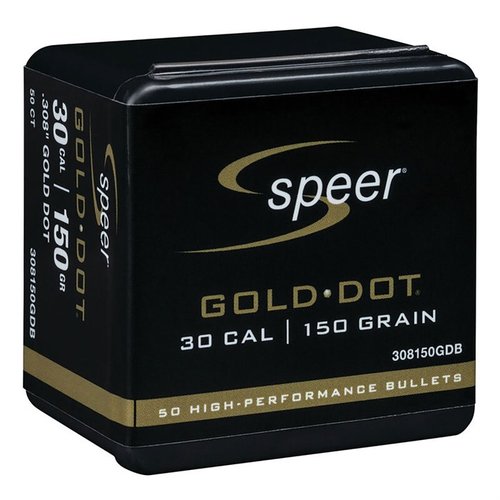 Entdecke die Speer Gold Dot 30 Caliber (0.308
