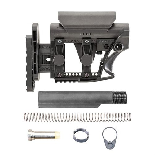 Entdecke den MBA-3 Butstock mit 223/5.56 und 308/7.62 Puffersystem. 🛠️ Verstellbar, leicht und perfekt für dein AR-15! Jetzt anpassen!