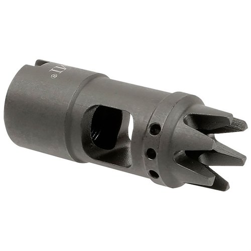 Entdecke die AK12 Muzzle Brake von Midwest Industries! 🚀 Reduziere Mündungsaufstieg mit hochwertigem Werkzeugstahl und lebenslanger Garantie.