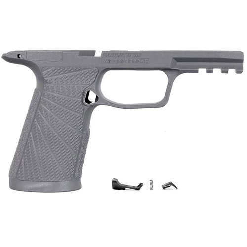 Verbessere dein Schießerlebnis mit dem Wilson Combat P365 XMacro Griffmodul in Grau. ✨ Ideal für verdecktes Tragen und perfekte Kontrolle.