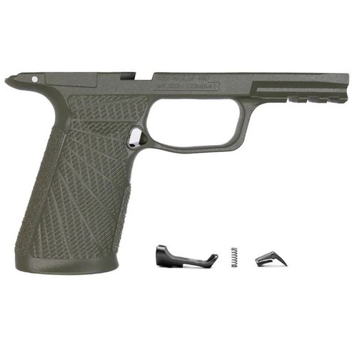 Verbessere dein Schießerlebnis mit dem Wilson Combat P365 XMacro Griffmodul in Grün! 🌟 Perfekte Ergonomie und Kontrolle für verdecktes Tragen.