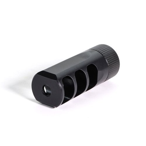 Entdecke den MUZZLOK Muzzle Brake von Faxon Firearms! 🚀 Reduziere Rückstoß um über 50% und installiere ihn ganz einfach ohne Crush Washer.