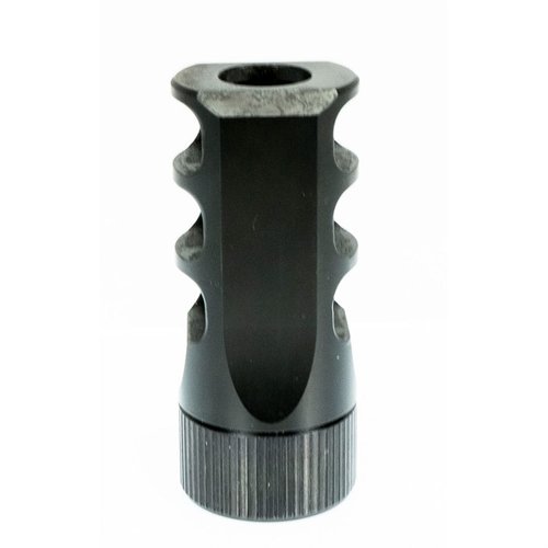 Entdecke den MUZZLOK Muzzle Brake von Faxon Firearms! 🚀 Reduziere den Rückstoß um über 50% und installiere ihn einfach ohne Crush Washer.
