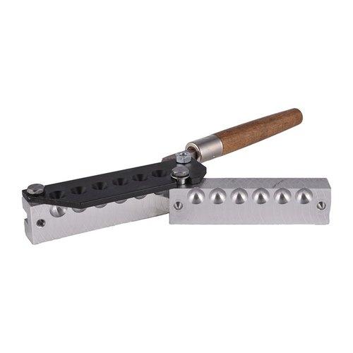 Entdecke die MUZZLELOADER ROUND BALL 6 CAVITY MOLD von LEE PRECISION. 🔥 Perfekt für präzise .50 Kaliber Kugeln mit 176,61 Grain!