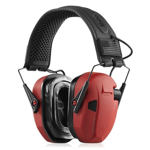 Entdecke die Apollo Electronic Sound Suppressors in Rot! 🎧 Mit 24 dB Geräuschreduzierung und bequemem Design sind sie perfekt für jeden Einsatz.