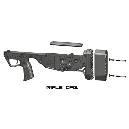 Entdecke das TRIAD Bullpup Chassis für BRN-180! 🛠️ Leicht, robust und perfekt für dein nächstes Gewehr-Projekt. Hol dir die besten Features!