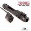 SUPERLATIVE ARMS LLC DI BUILDERS KIT WITH SOLID .750" GAS BLACK MIDLENGTH RH
