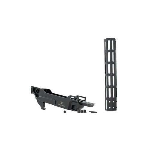 Entdecke das Vendetta™ Chassis aus Aluminium für deine Waffe! 💪 Mit M-LOK® für individuelles Zubehör und unvergleichliche Haltbarkeit.