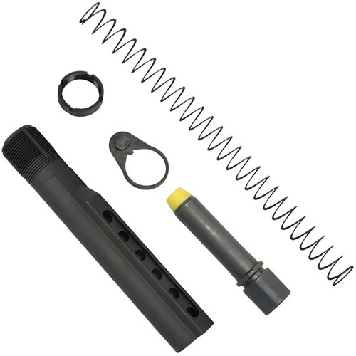 Hol dir das K-SPEC AR-15 PCC Carbine Buffer Tube Kit! 🚀 Innovative Technik für weniger Rückstoß und mehr Kontrolle. Ideal für deine Pistolen-Kaliber AR-15!