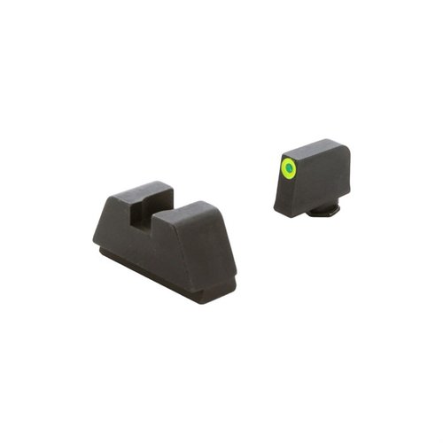 Entdecke die XL TALL OPTIC COMPATIBLE TRITIUM SIGHT SET für Glock®! Präzise Sicht mit Tritium und Lumigreen 🔍 für optimales Zielen.