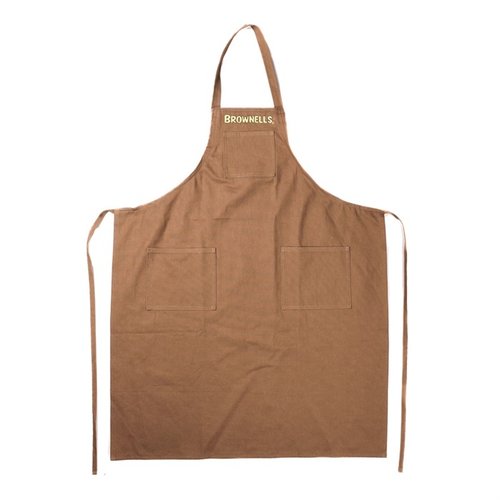 Der SHORT CANVAS APRON von Brownells bietet dir hervorragenden Schutz, Bewegungsfreiheit, robuste Nähte, praktische Taschen und ist pflegeleicht.