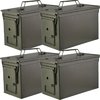 BROWNELLS M2A1 50 CAL STEEL AMMO CAN OD GREEN 4-PACK