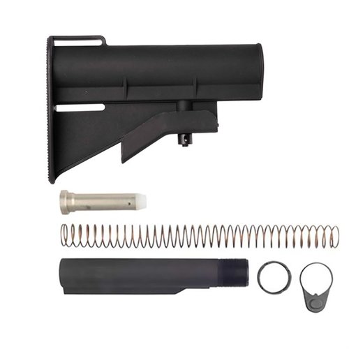 Upgrade deinen AR-15 mit dem M4 Buttstock Kit Collapsible Mil-Spec für optimalen Komfort und Kontrolle. 🛠️ Hol dir deins noch heute!