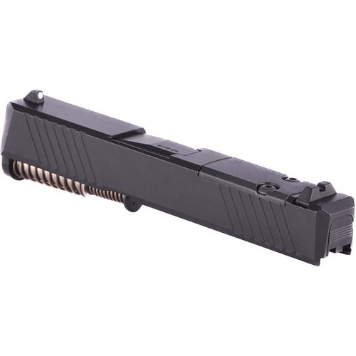 Vollständig montierte COMPLETE SLIDE ASSEMBLIES für Glock® 43 mit verschiedenen Laufoptionen, ideal für Upgrades oder den Bau deiner individuellen Pistole.