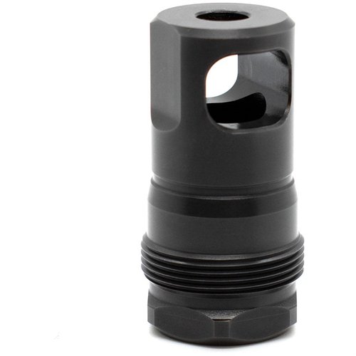Der SPB Muzzle Brake bietet eine perfekte Passform für Plan B-Montagen, eine robuste Black Nitride-Oberfläche und ist mit Atlas-Adaptern kompatibel.