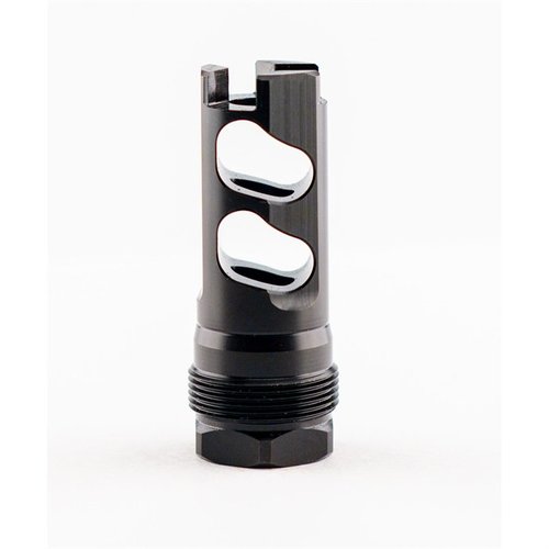 Der DPB Muzzle Brake bietet eine perfekte Passform für Plan B-Montagen, hat eine schwarze Nitride-Oberfläche für besseren Sitz und ist kompatibel mit Atlas und Atlas XL.
