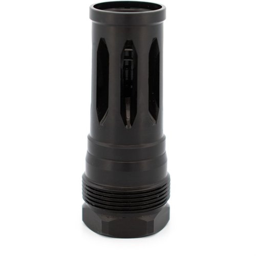 Der R2C Flash Hider bietet eine perfekte Passform für Plan B-Montagen, hat eine robuste Black Nitride-Oberfläche und sorgt für eine enge Abdichtung.