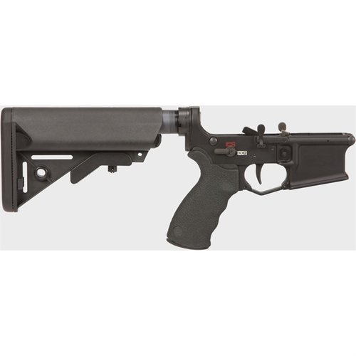 Der MARS-L SOPMOD Complete Lower Receiver bietet ergonomische, beidseitige Steuerungen, eine verbesserte Magazinöffnung und eine langlebige Bauweise für maximale Vielseitigkeit.