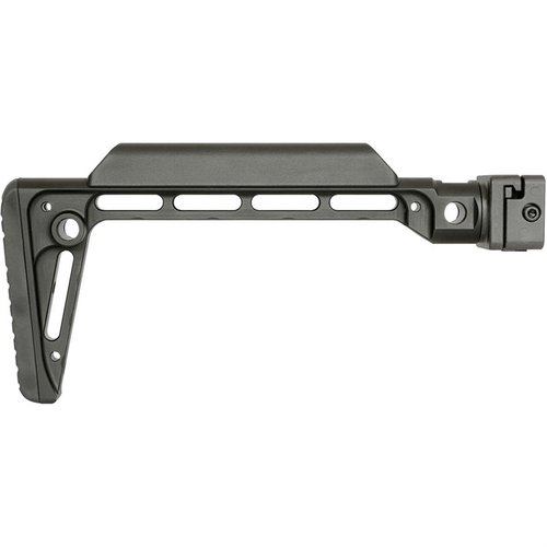 Der MINIMALISTIC SIDE FOLDING STOCK bietet eine extrem robuste Konstruktion, vielseitige Faltoptionen und 5 QD Sling-Anschlüsse für maximale Flexibilität und Komfort.